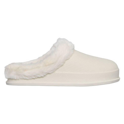 Ladies Lined Clogs - Ivory, 8