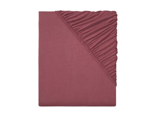 Jersey Fitted Sheet Double