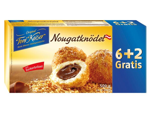 TONI KAISER Nougat- oder Erdbeerknödel