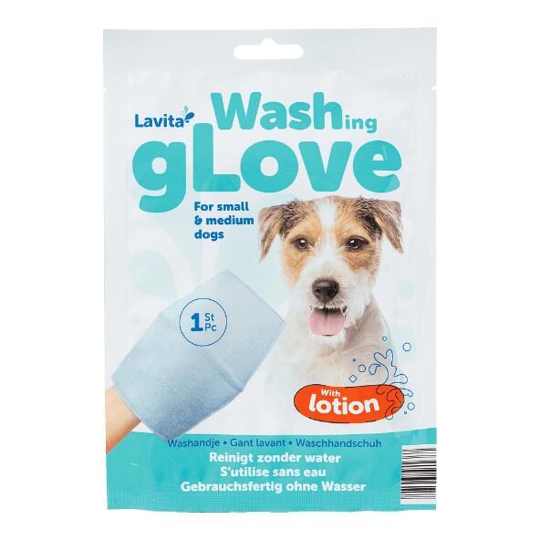 Gebruiksklare washandjes voor honden