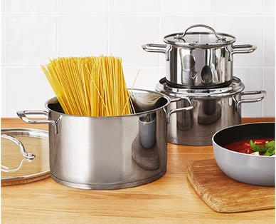 Stainless Steel Pot Set 3 Piece