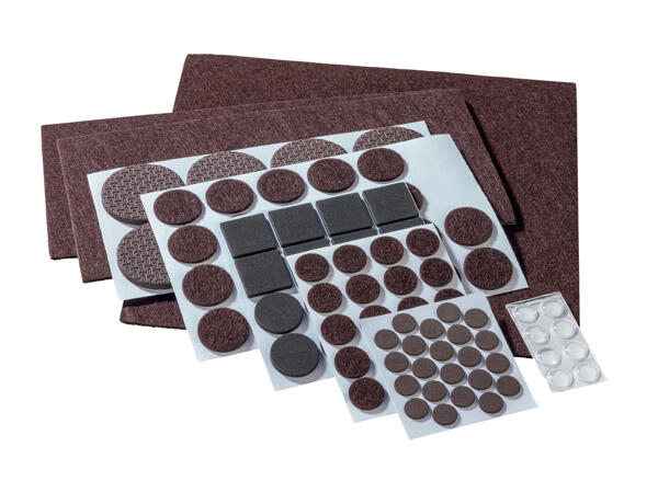 Felt pads, Furniture and Door Wedge Set, Felt Glides or Door Stop