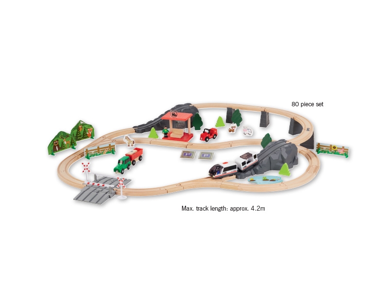 PLAYTIVE JUNIOR(R) Wooden Train Set
