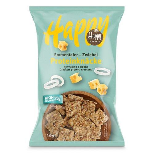 HAPPY HARVEST Protein Knäcke 150g, Käse/Zwiebel
