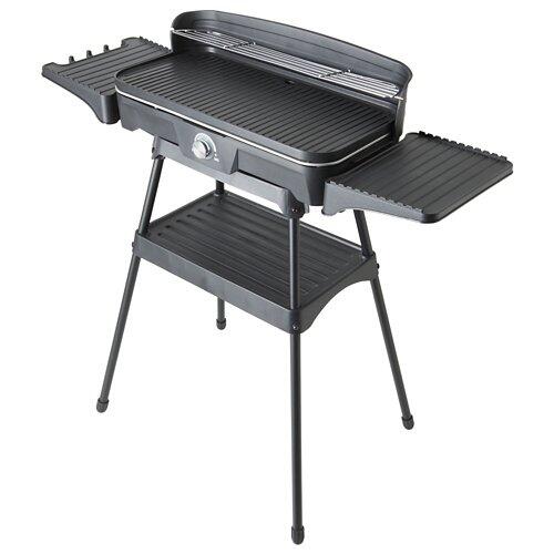 NOUVEL Barbecue elettrico "Quadrato", 2200 W, nero