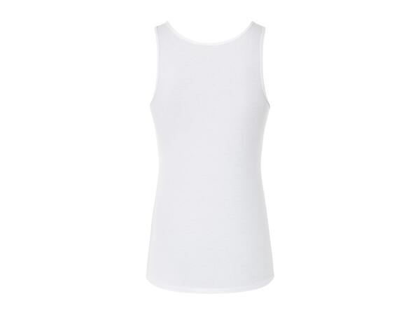 Esmara Ladies' Blue & White Vest Tops - 3 Pack