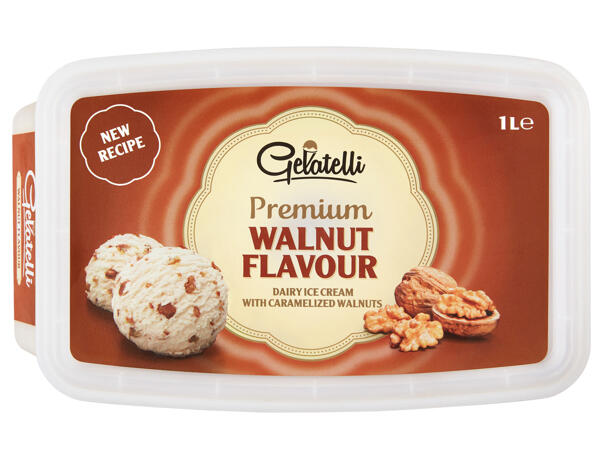 Crème glacée au goût de noix