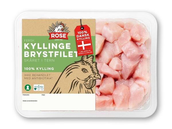 Kyllingebrysttern, kalkuncevapcici eller grillsticks af gris