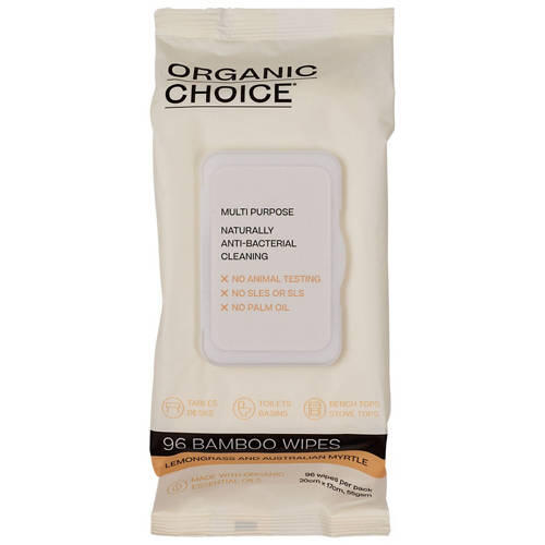 Organic Choice Wipes 96 Pack