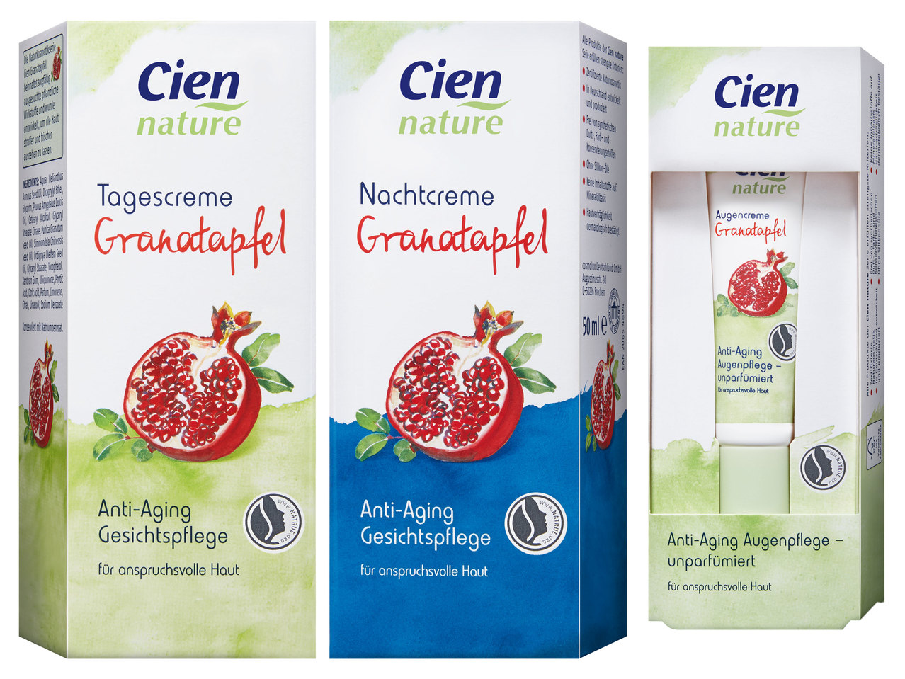 CIEN NATURE Tages- oder Nachtcreme/Augencreme