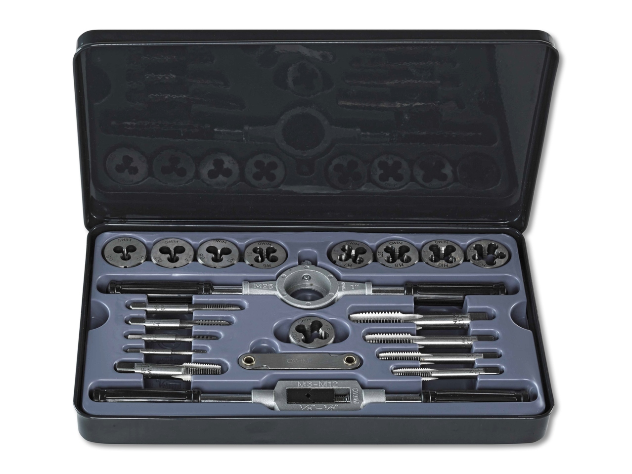 Set de filetage et taraudage, 21 pièces