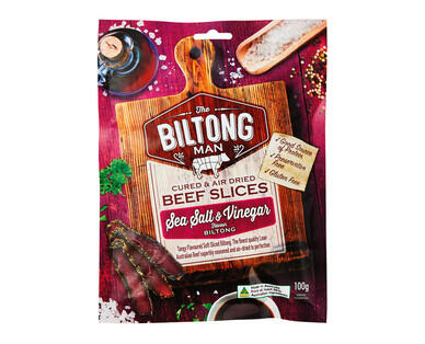 The Biltong Man Sliced Biltong 100g