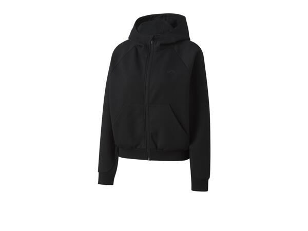 Ladies' zip through hoodie
