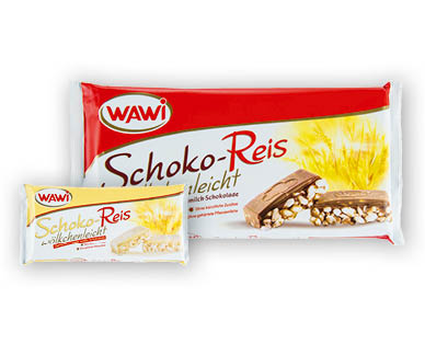 WAWI Reis-Schokolade