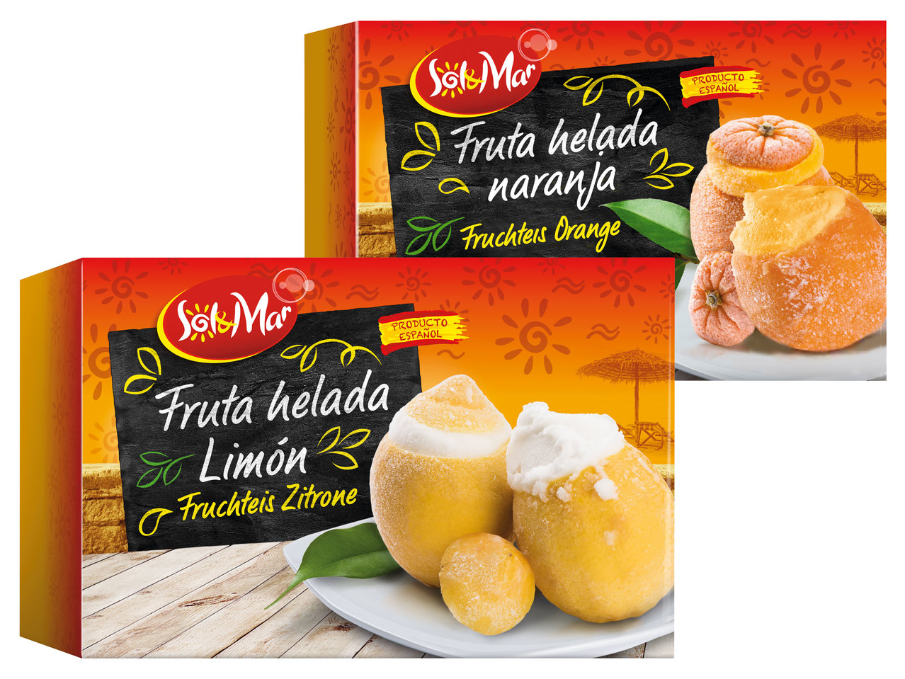 SOL & MAR Fruta heleda naranja