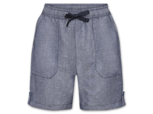 Damen Leinen-Shorts