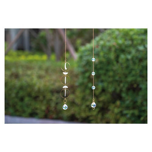 2 Piece Sun Catcher - Hanging Moons