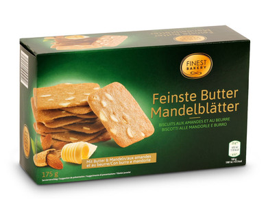 FINEST BAKERY Butterwaffeln/Butter-Mandelblätter