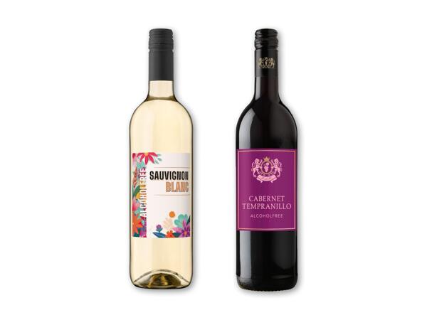 Alkoholfri Sauvignon Blanc eller Cabernet Sauvignon