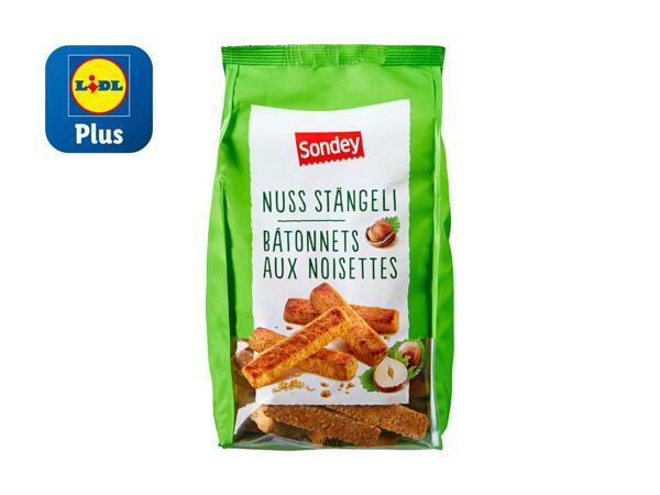 Bâtonnets aux noisettes