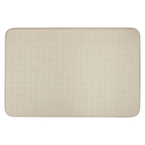 24" x 36" Cushioned Foam Chef Mat - Taupe Diamond