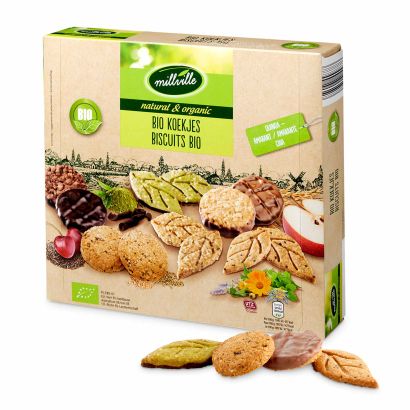 Assortiment de biscuits bio