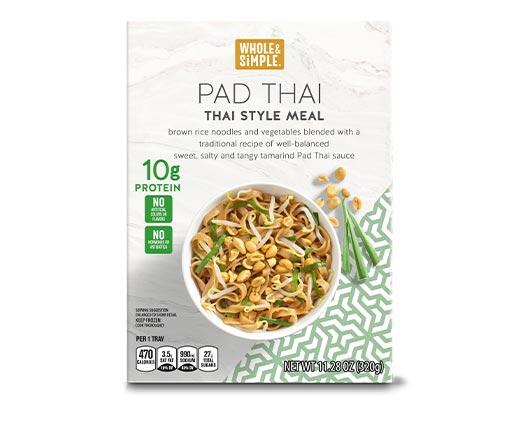 Whole & Simple 
 Pad Thai or Yellow Jackfruit Curry Bowl