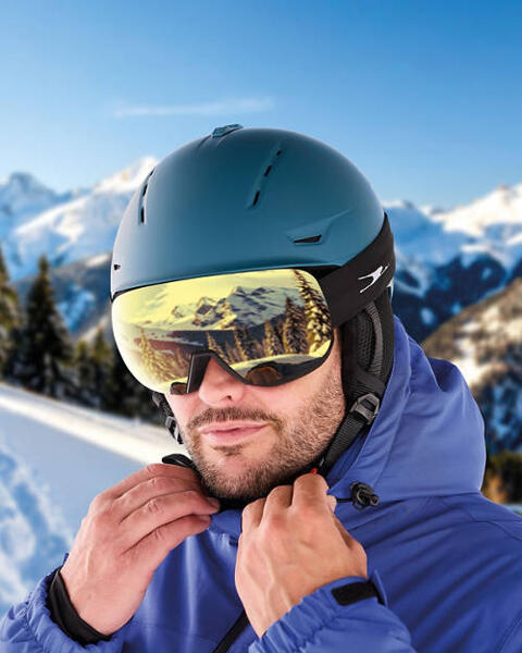 Ski Helmet with Goggles