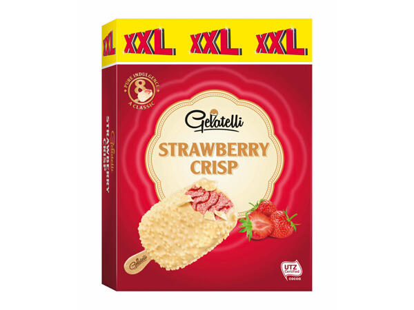 Cornets glacés fraise