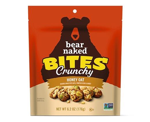 Bear Naked 
 Chocolate Chip or Honey Oat Crunchy Bites