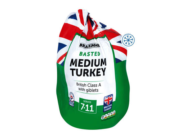 Braemoor Medium British Self-Basting Turkey with Giblets