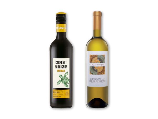 CIMAROSA/CORTE AURELIO Australsk Cabernet Sauvignon eller Chardonnay IGP Terre Siciliane