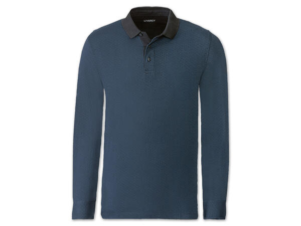Herren Langarm-Poloshirt