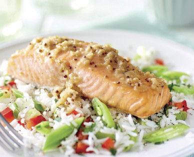 Specially Selected Lightly Smoked Scottish Salmon Fillets with Honey & Mustard Sauce
