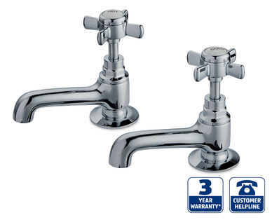 Classic Chrome Basin Taps