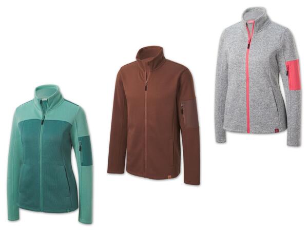 Damen/Herren Strickfleecejacke