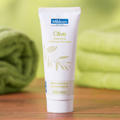 Handcreme mit Olivenextrakten