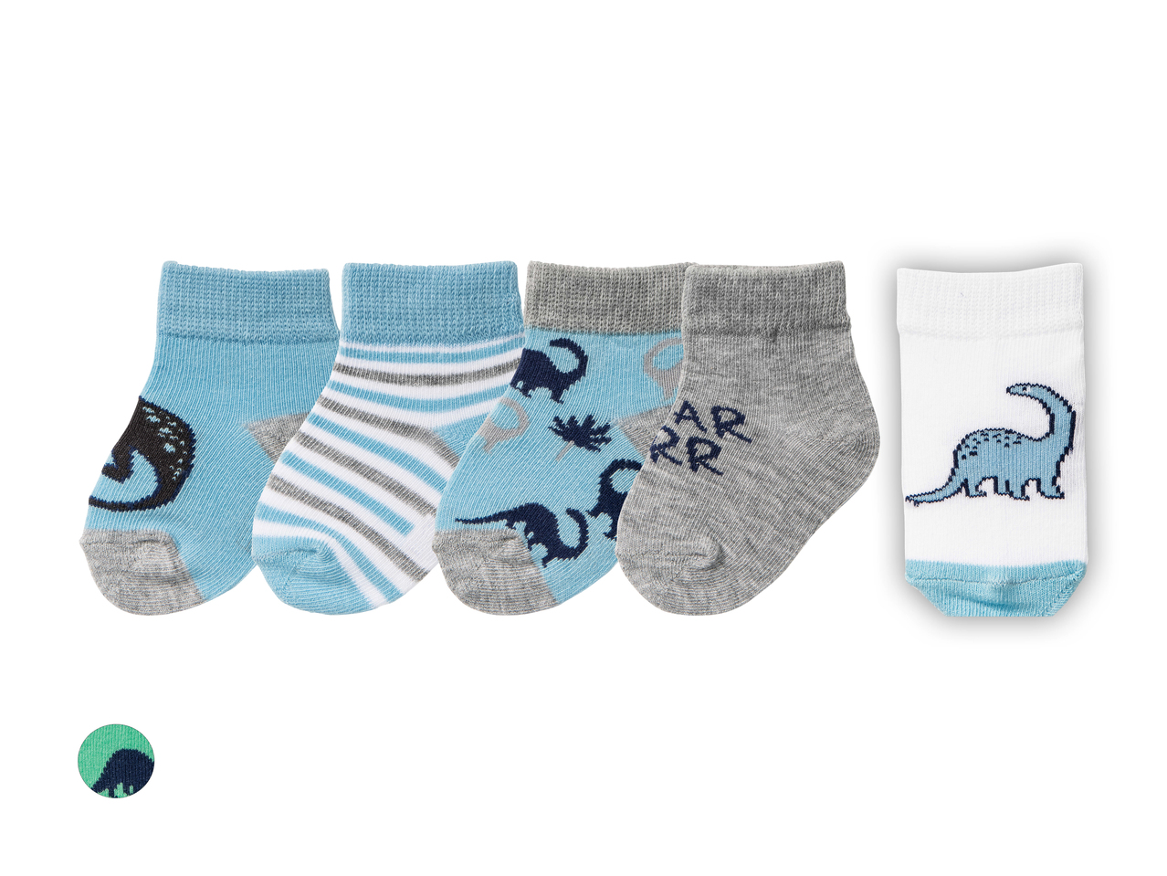 Socquettes pour bébé, 5 paires1