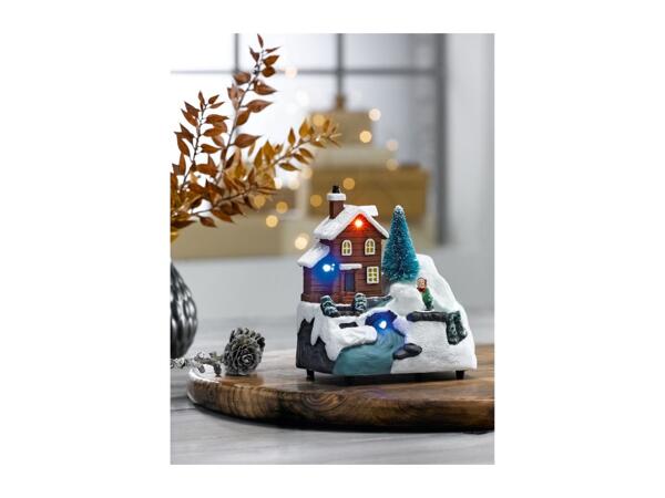 Livarno Home Small Animated Christmas Scene with LEDs & Music