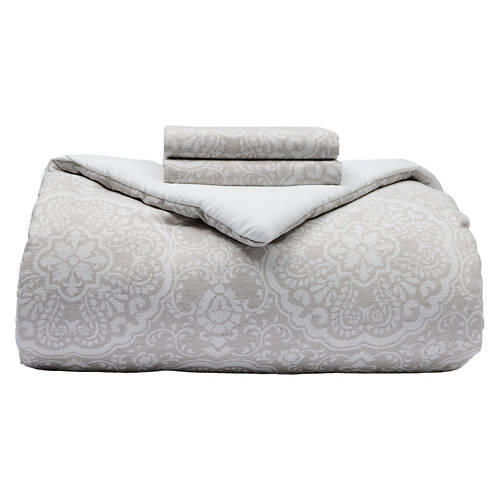 3 Piece Luxury Queen Size Comforter - Medallion