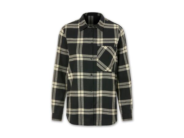 Damen Flanellbluse