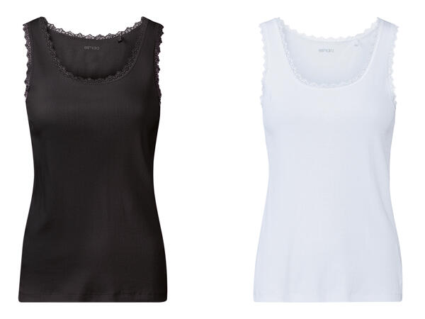Ladies' Ribbed Vest Tops