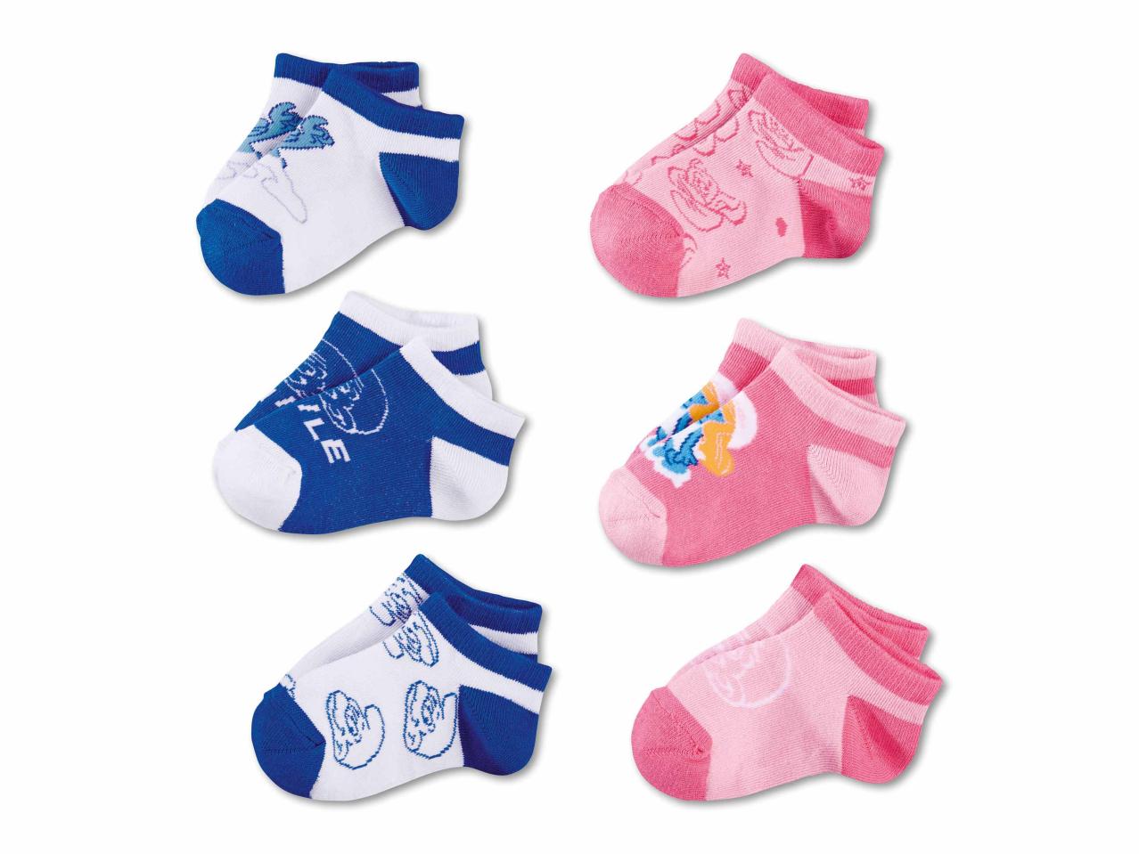 Socquettes, 3 paires1
