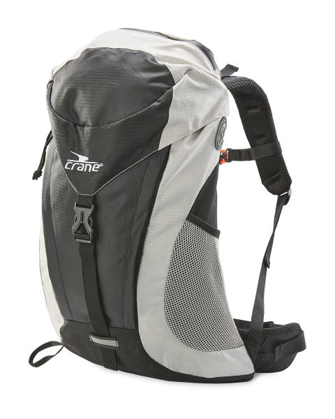 Crane Black & Grey Sports Rucksack