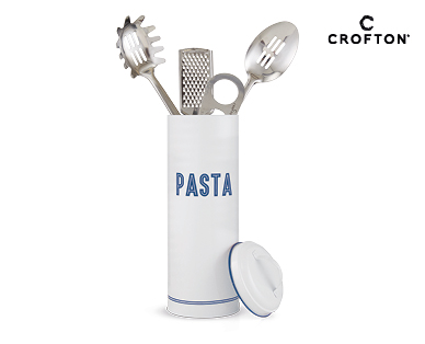 PASTA CANISTER AND UTENSILS