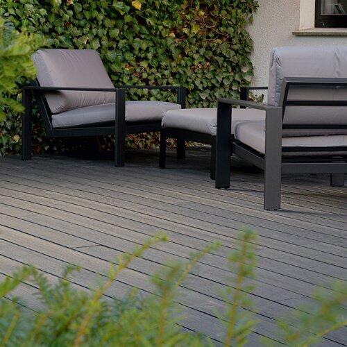 HOME DELUXE SAMANA WPC Terrassendielen anthrazit 10m²
