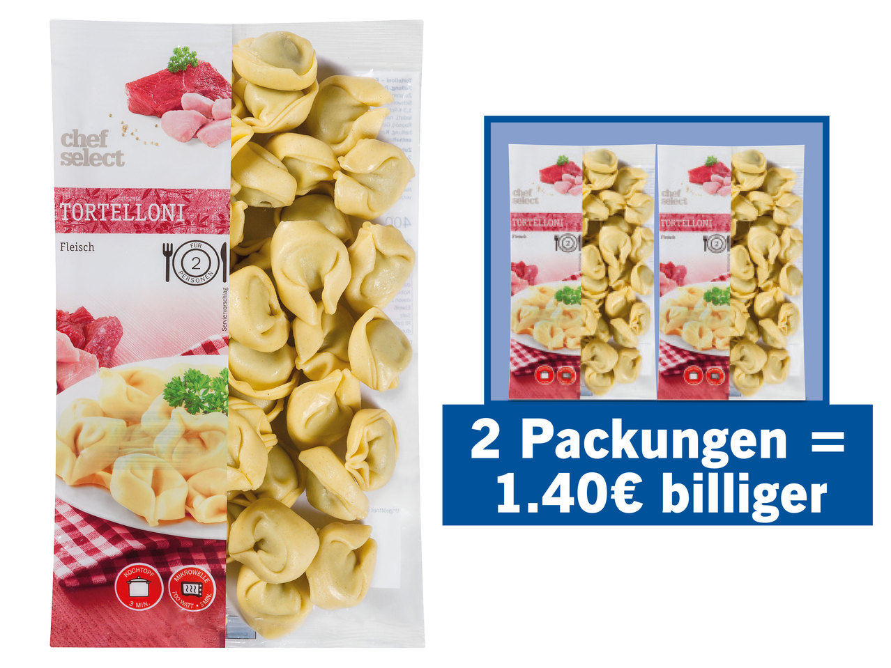 CHEF SELECT Frische Tortelloni oder Gnocchi