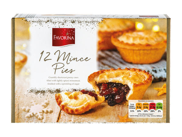 12 DEEP FILLED MINCE PIES