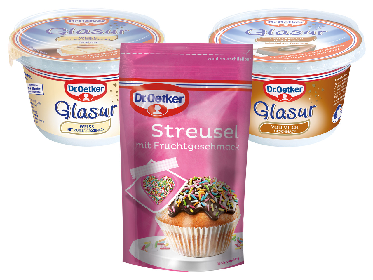 DR. OETKER Glasur/Streusel