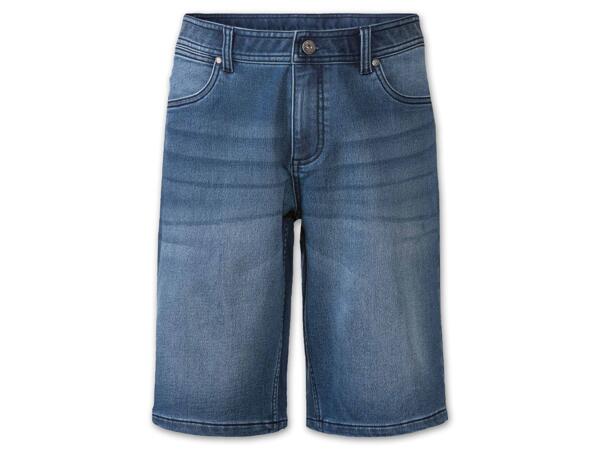 Herren Sweat-Denim-Shorts